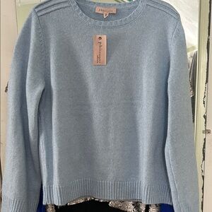 Philosophy Women's Sky Blue Crew Neck Sweater